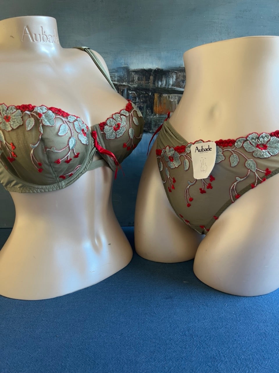 Culotte tanga - GEISHA (gris) - Aubade