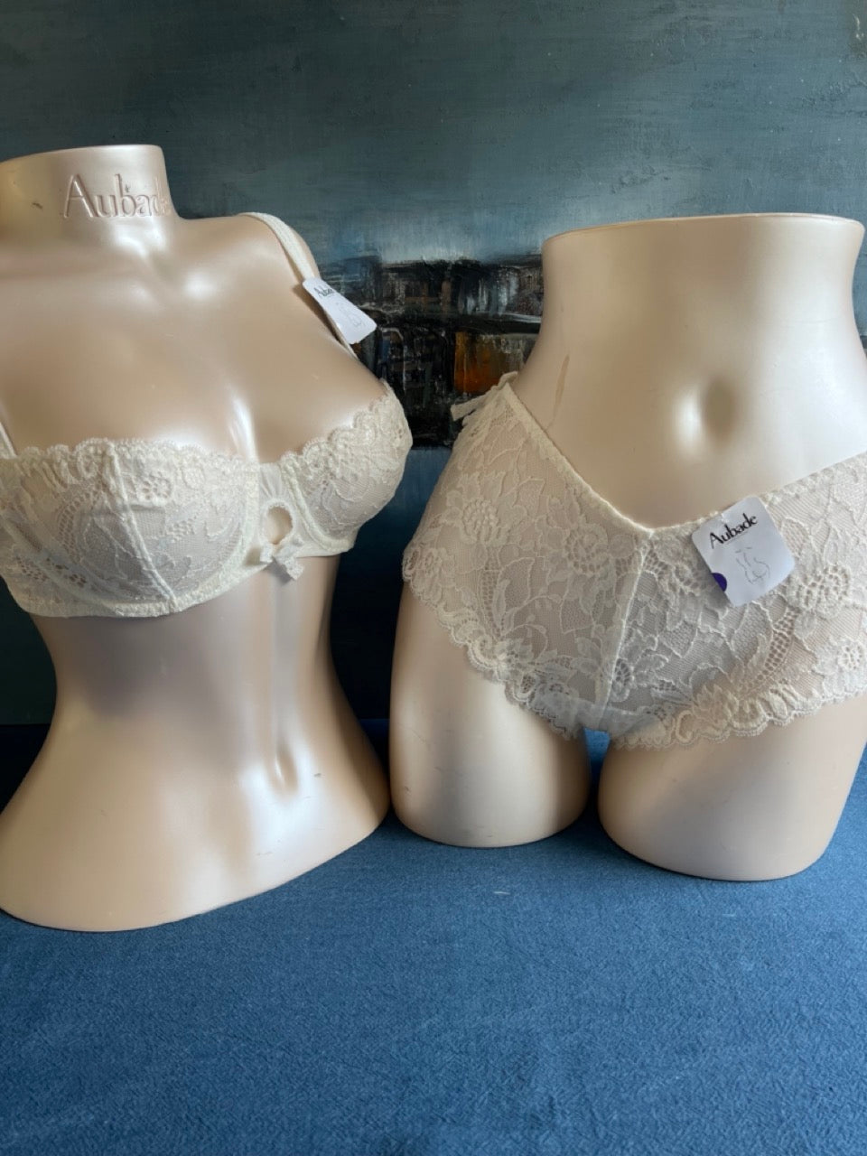 Culotte shorty - PROMENADE DU COUCHANT (blanc) - Aubade