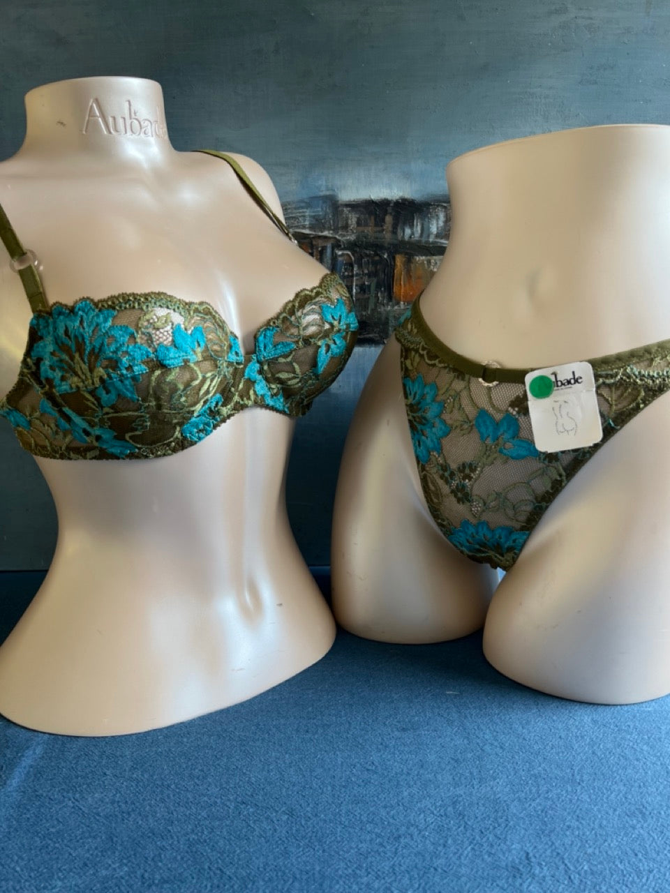 Culotte tanga - FLAMME (vert) - Aubade