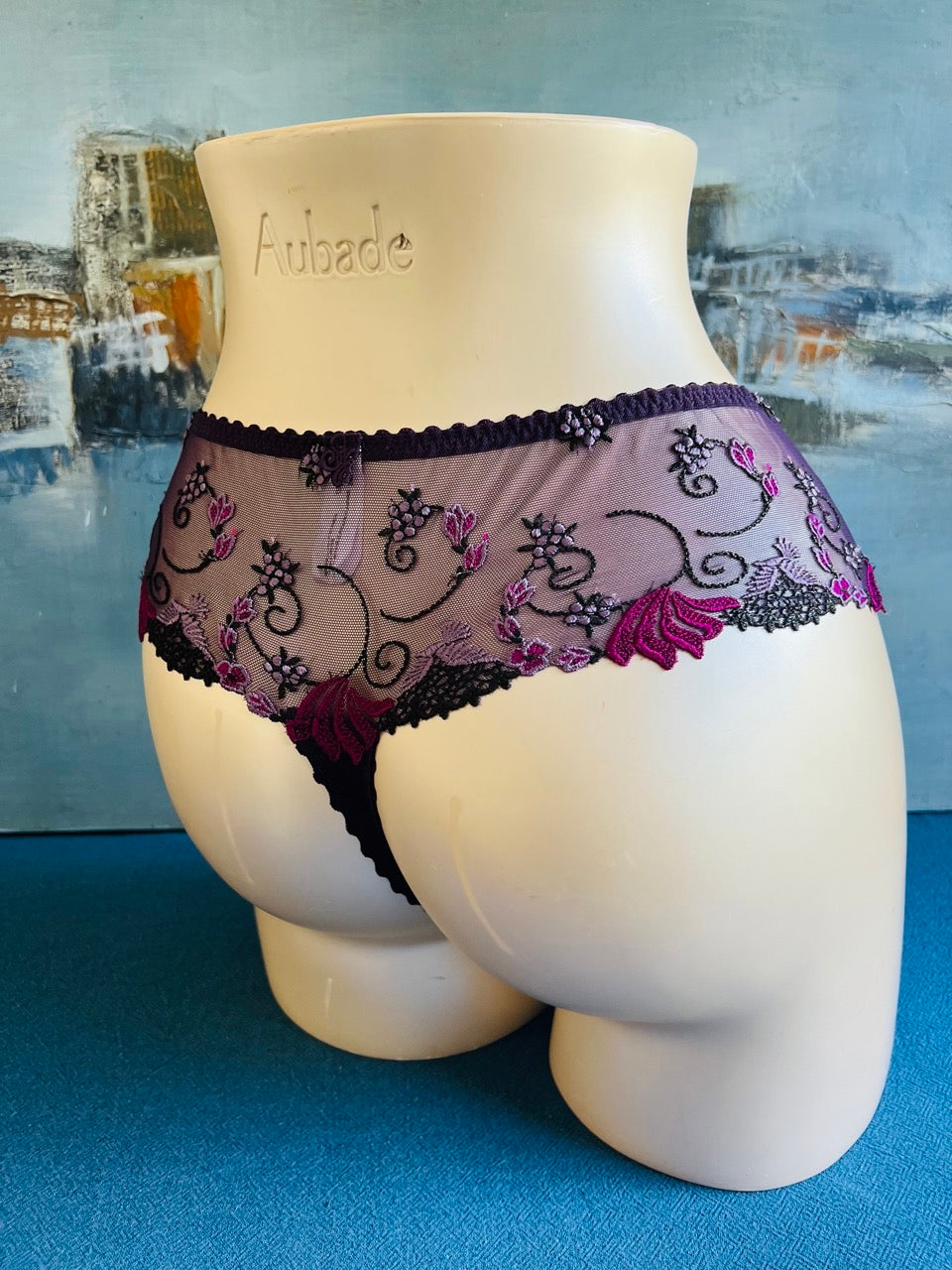 Culotte shorty violet - OPHELIA - Louisa Bracq