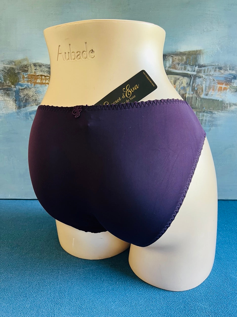 Culotte brésilienne violet - OPHELIA - Louisa Bracq