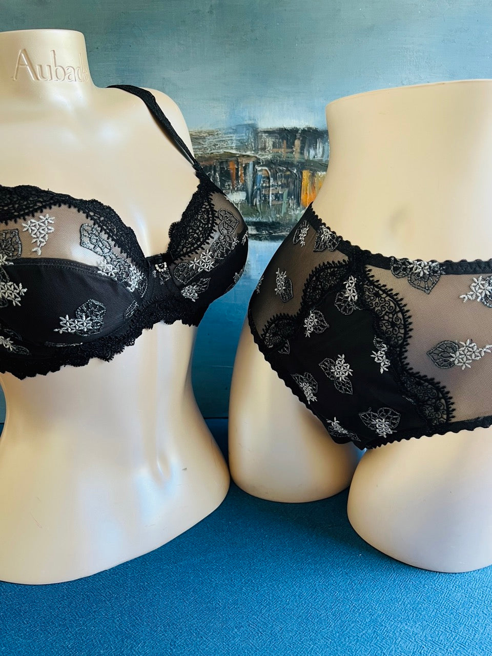 Culotte slip haut gris - TESS - Louisa Bracq