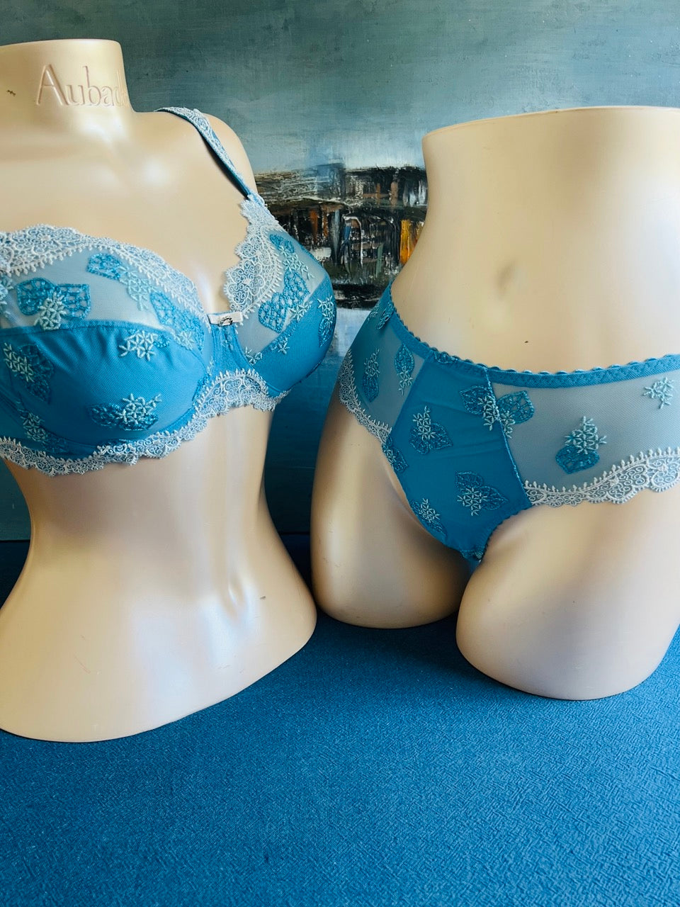 Culotte shorty bleu - TESS - Louisa Bracq