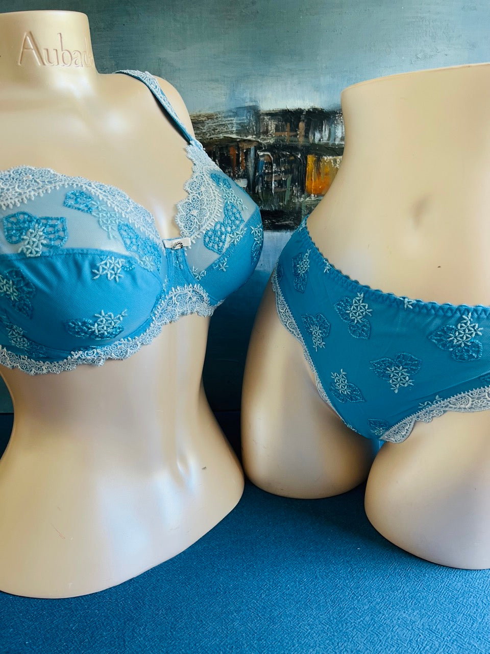 Culotte brésilienne bleu - TESS - Louisa Bracq