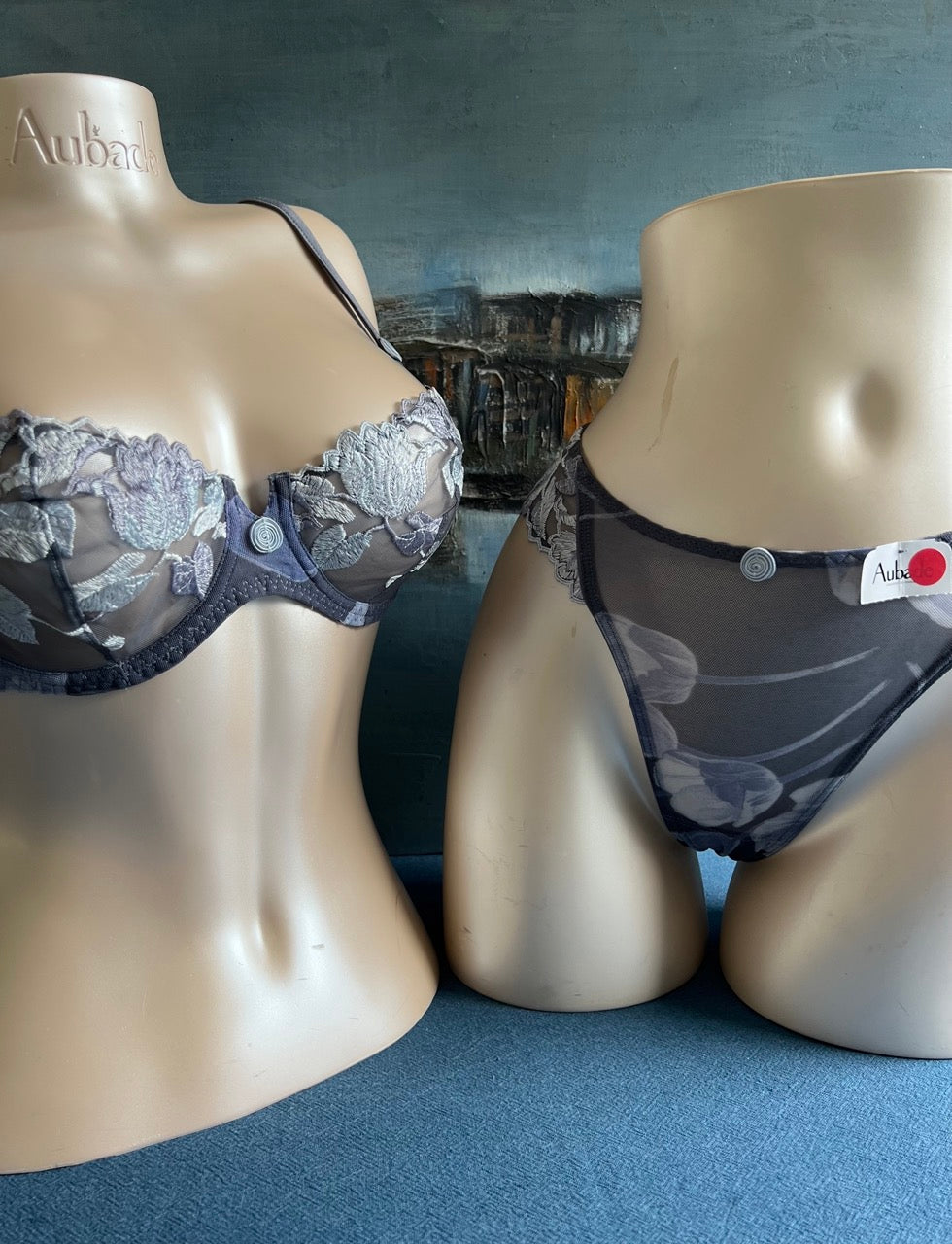 Culotte tanga - TULIPE (bleu) - Aubade