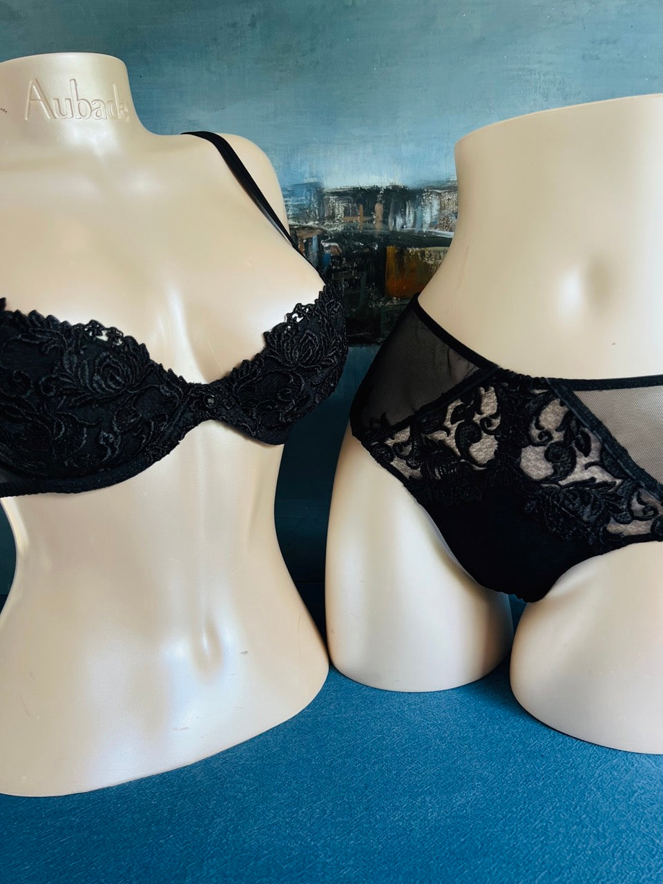 Culotte shorty - SERTI GUIPURE noir - Lise Charmel