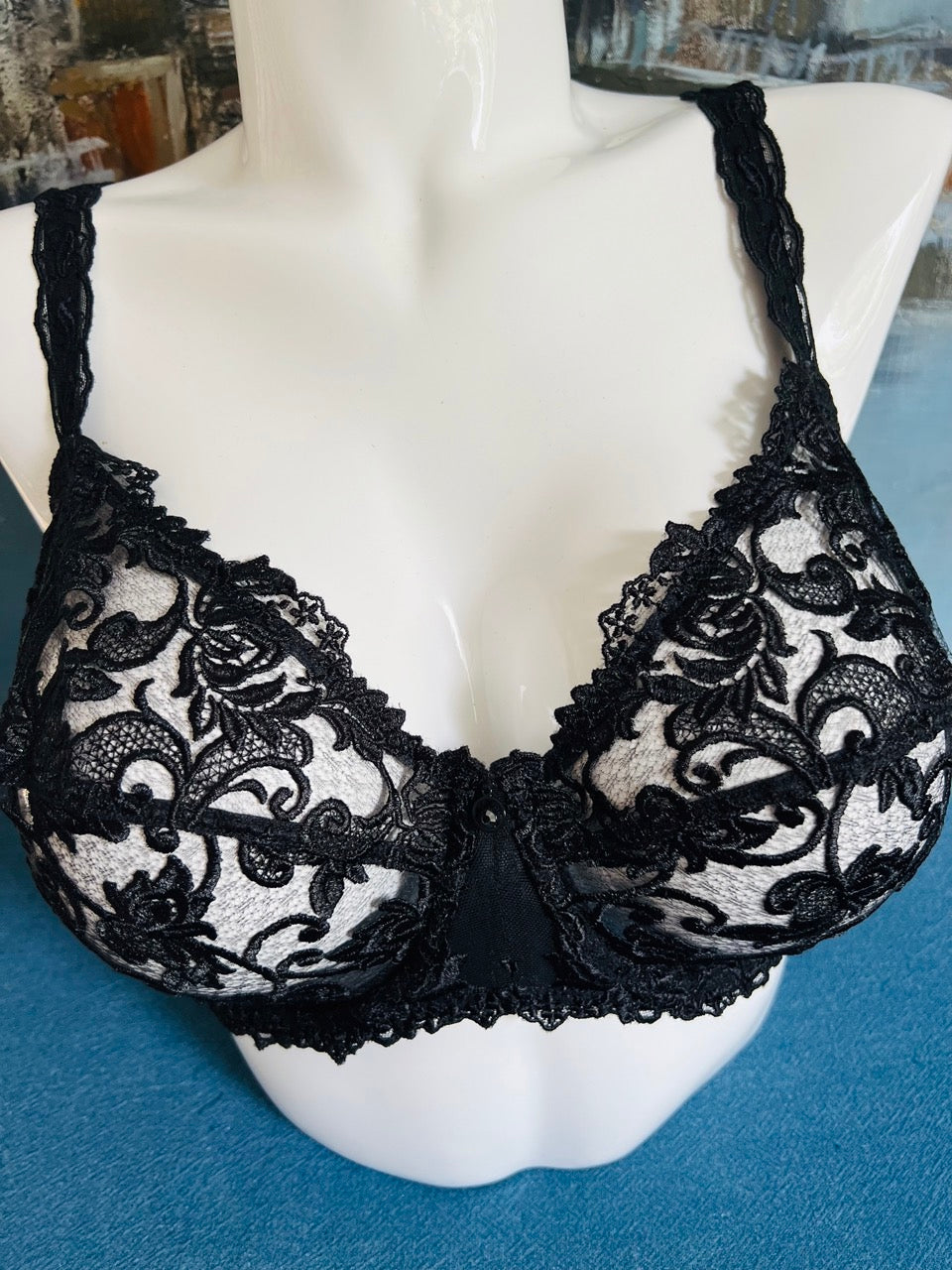 SG emboitant - SERTI GUIPURE noir - Lise Charmel