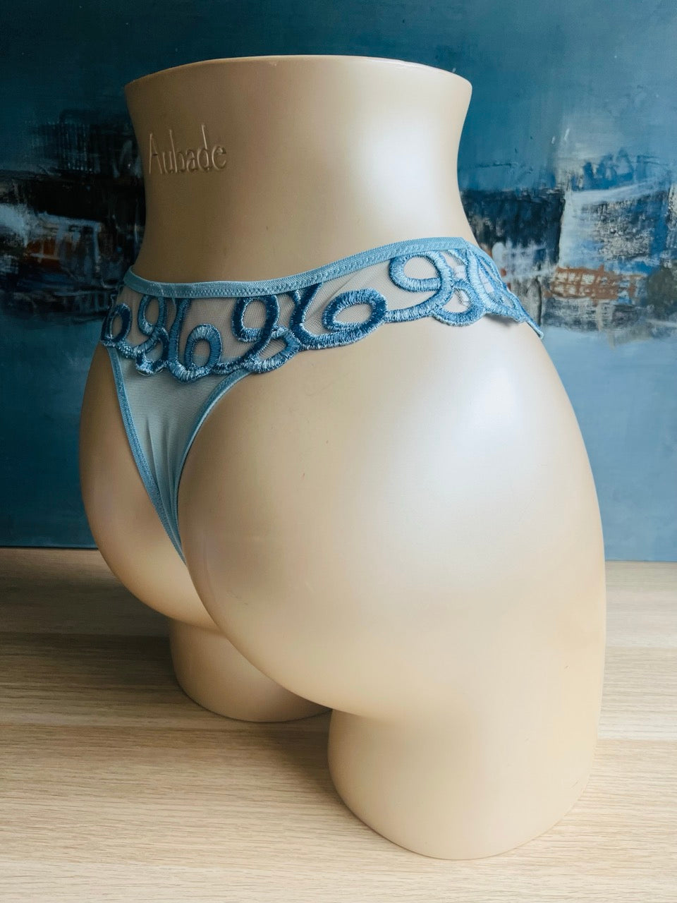 Culotte tanga - SAMARA (bleu) - Simone Pérèle