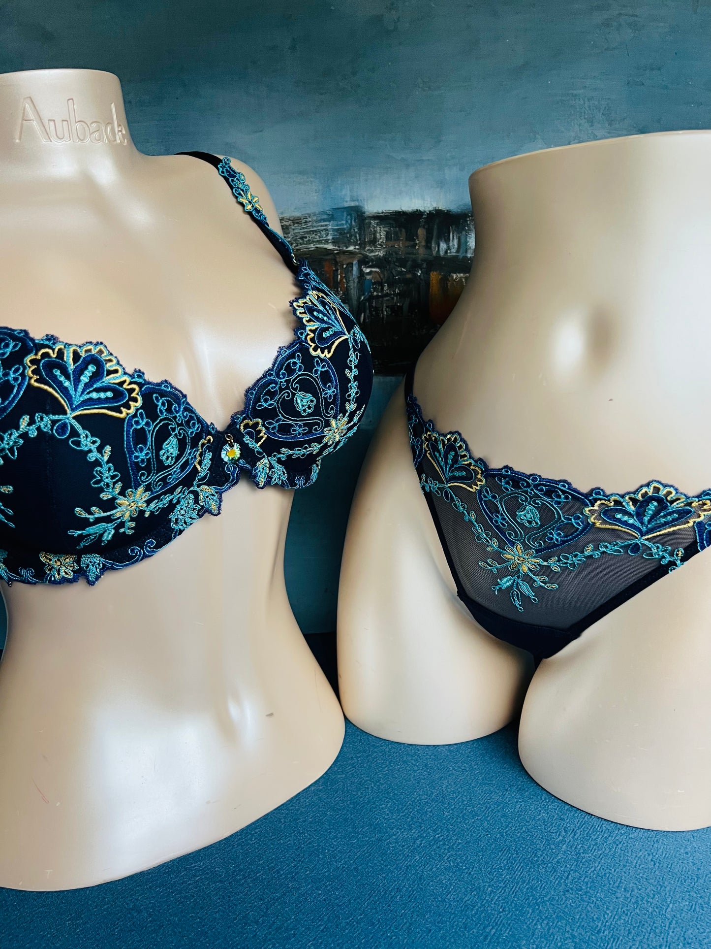 Culotte string - SECRET TURQUOISE - Lise Charmel