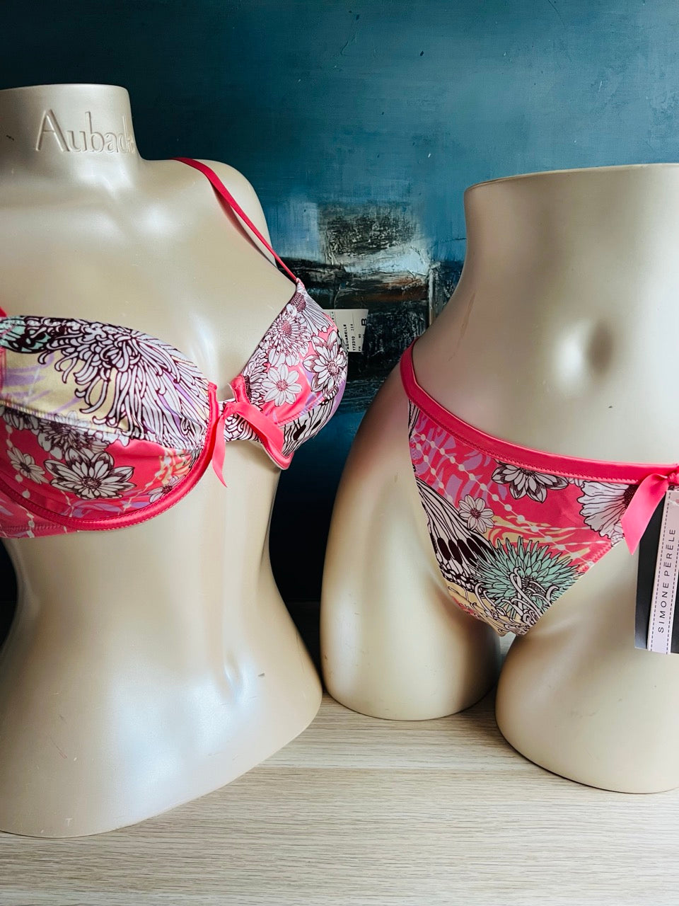 Culotte string - AQUARELLE (corail) - Simone Pérèle