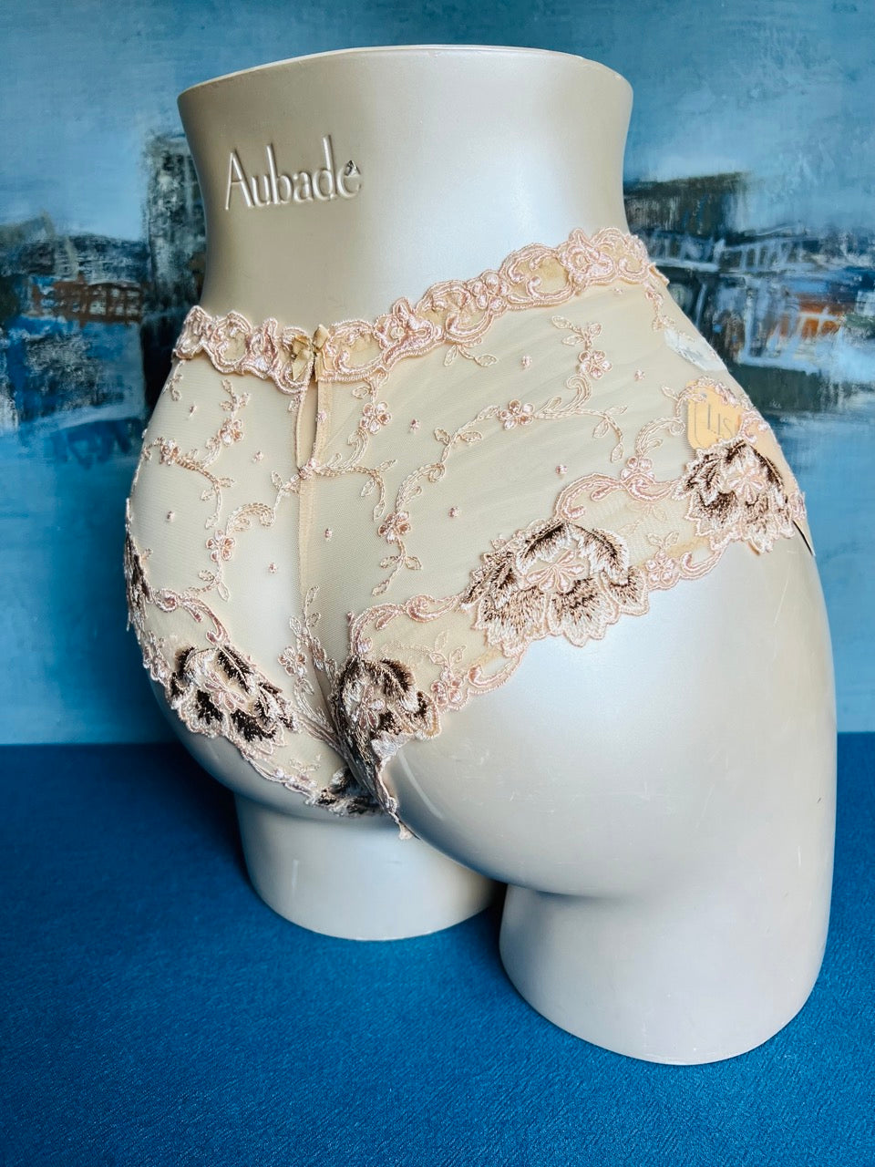 Culotte shorty beige - MOTS D'AMOUR - Lise Charmel