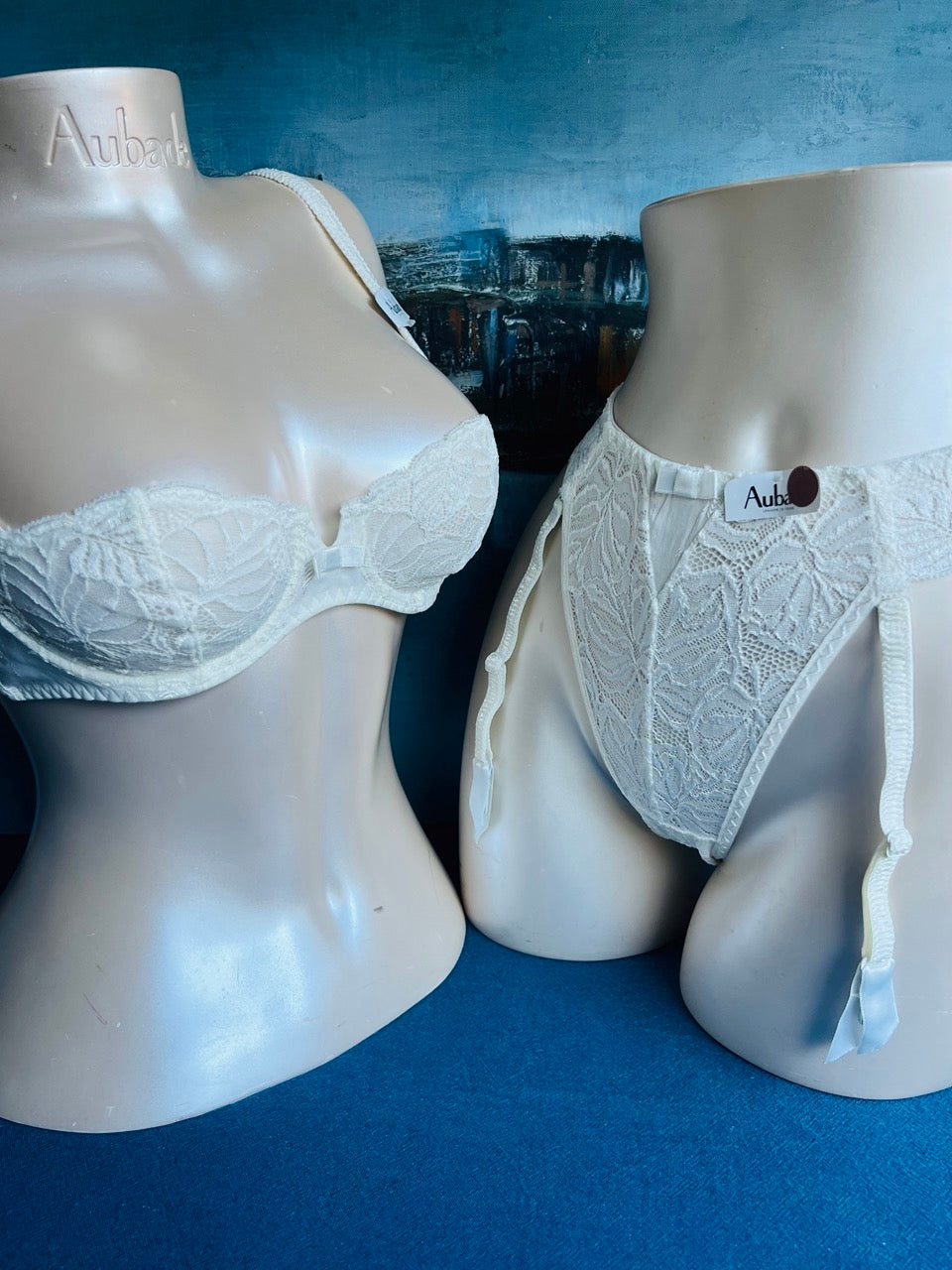 Culotte tanga portes-jarretelles - FEUILLES - Aubade