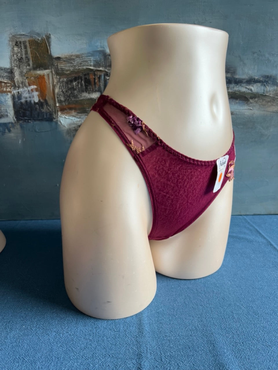 Culotte tanga - REFLET (rose) - Aubade