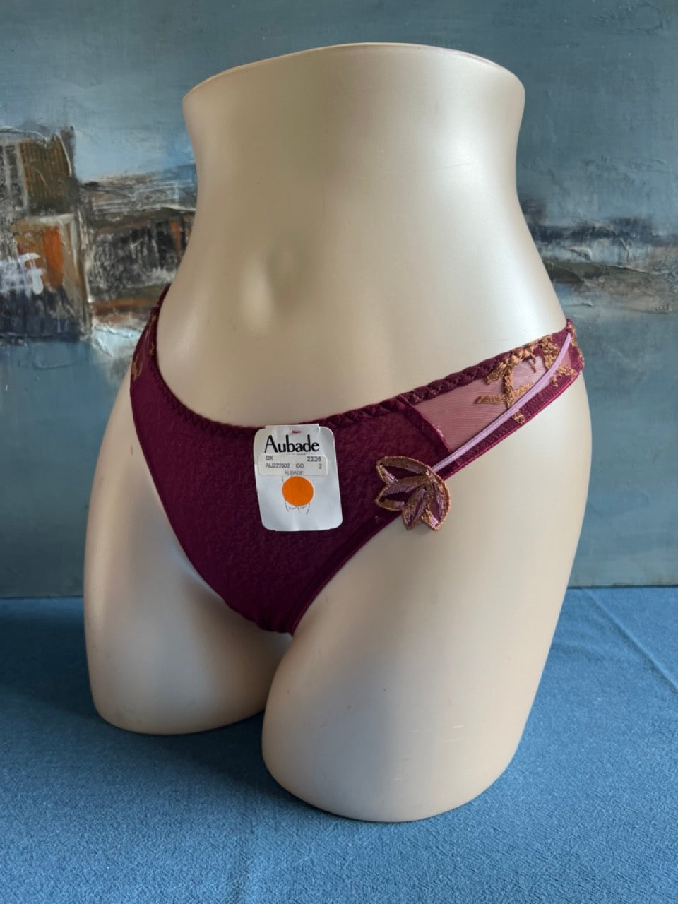 Culotte tanga - REFLET (rose) - Aubade