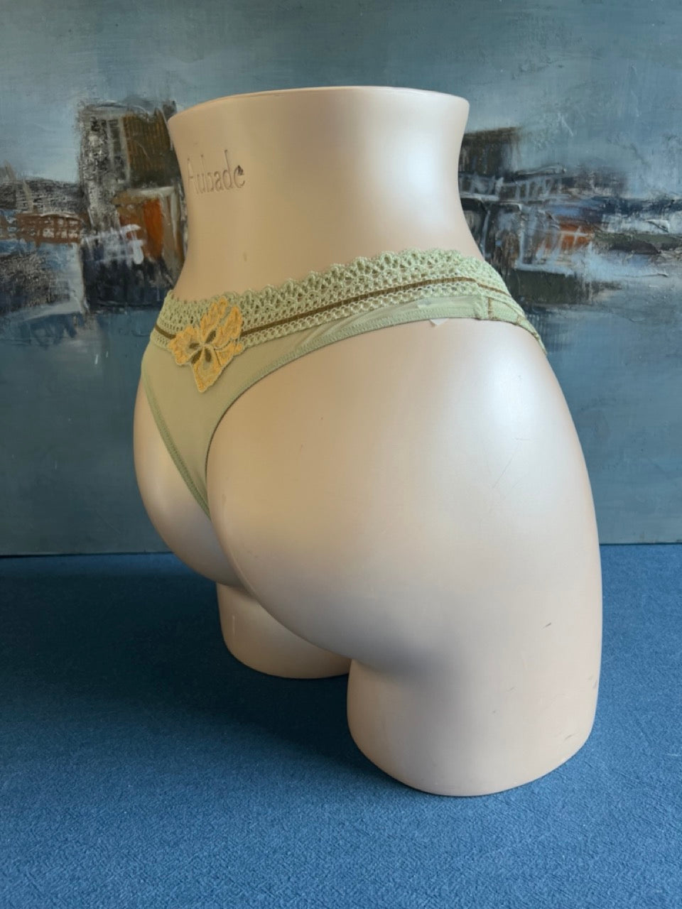 Culotte tanga - ALHAMBRA (vert) - Aubade