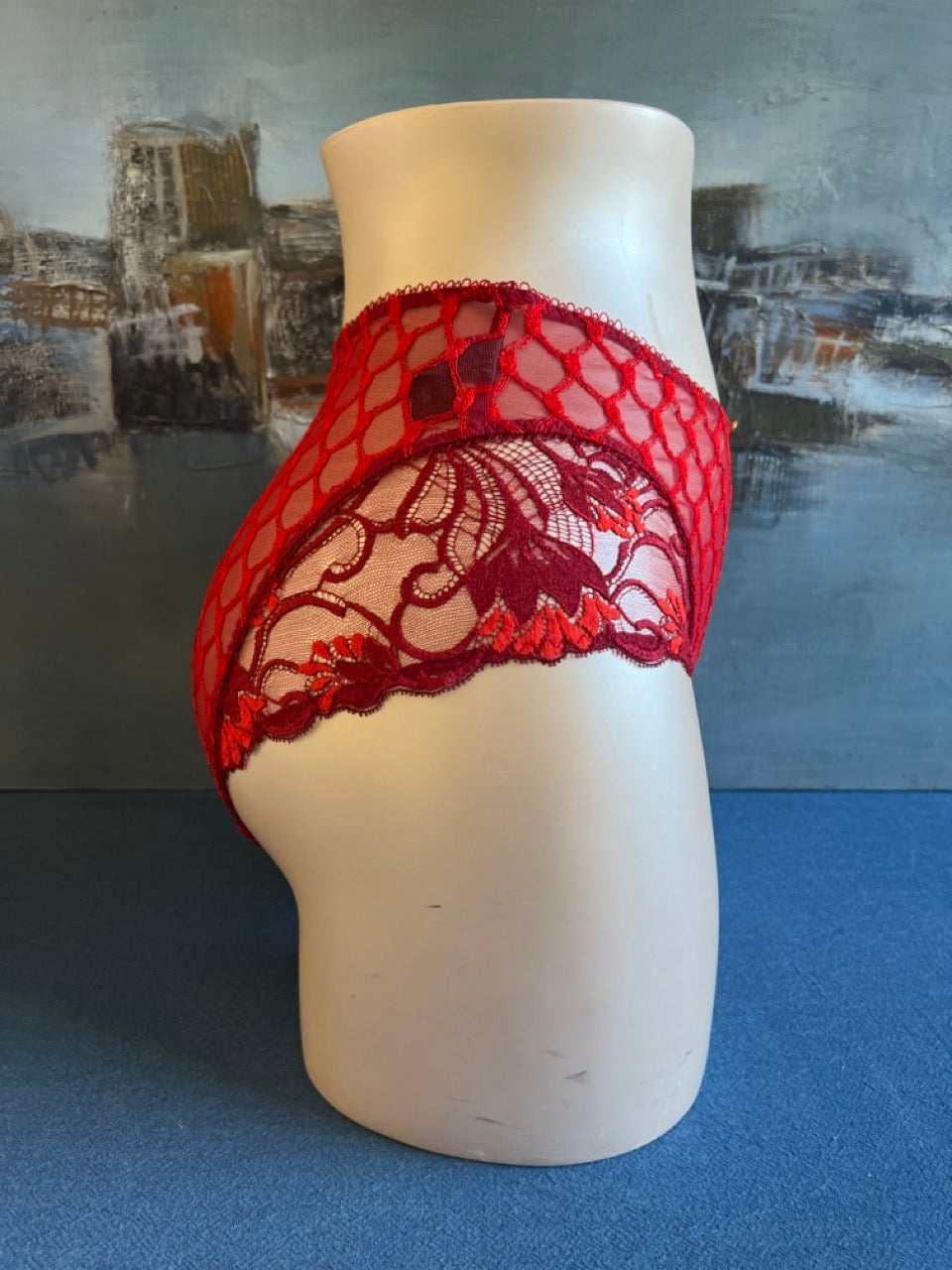 Culotte slipt haut - SORTILEGE (rouge) - Aubade