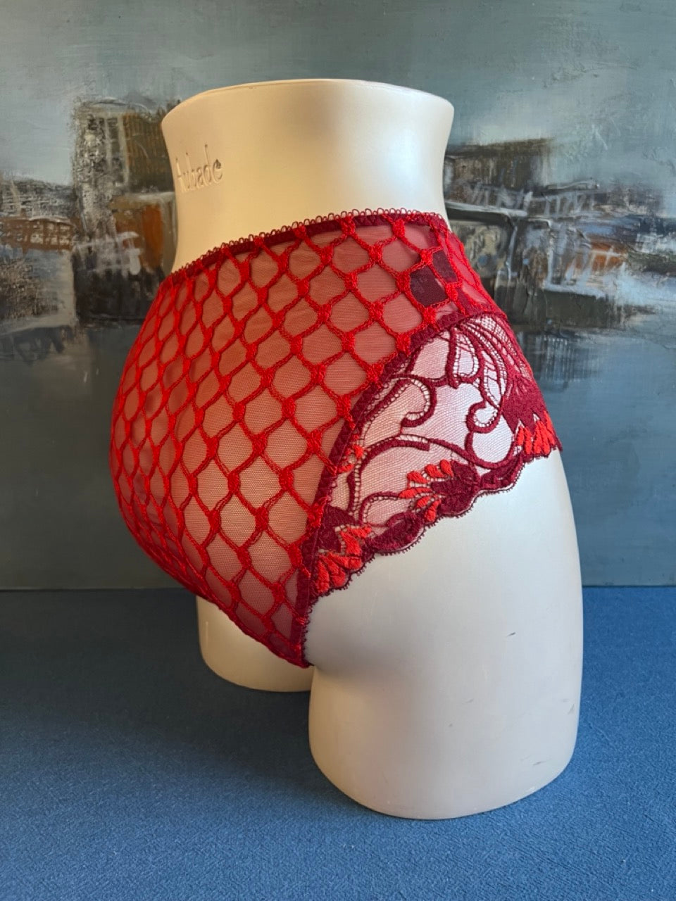 Culotte slipt haut - SORTILEGE (rouge) - Aubade