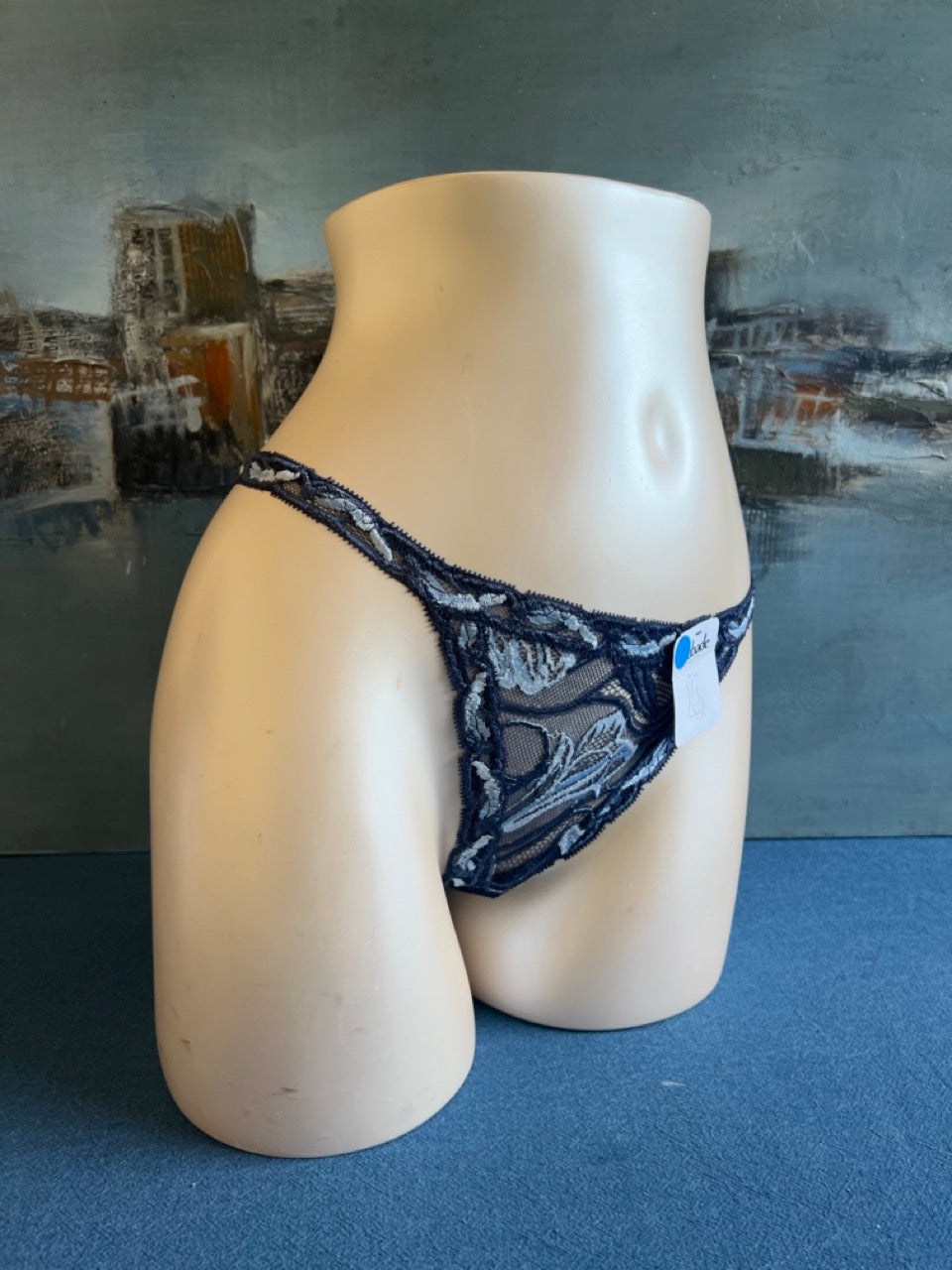 Culotte brésilienne - ART DECO (bleu) - Aubade