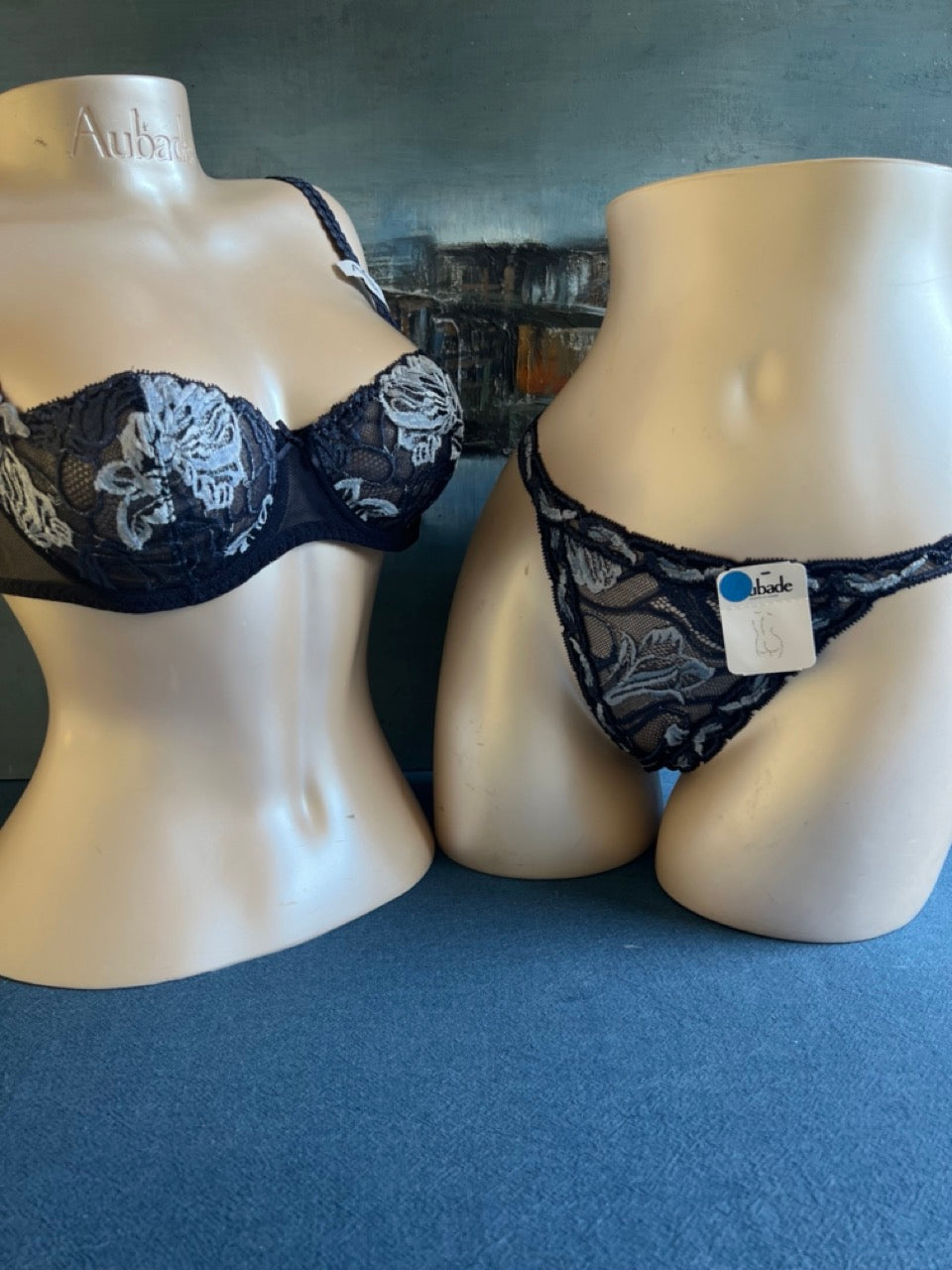 SG push up - ART DECO (bleu) - Aubade