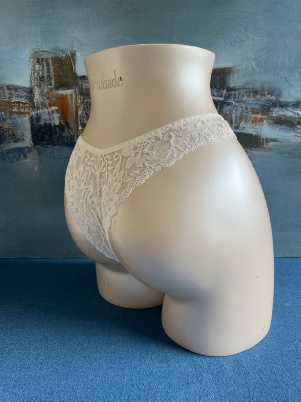 Culotte tanga - FLAMME (blanc) - Aubade