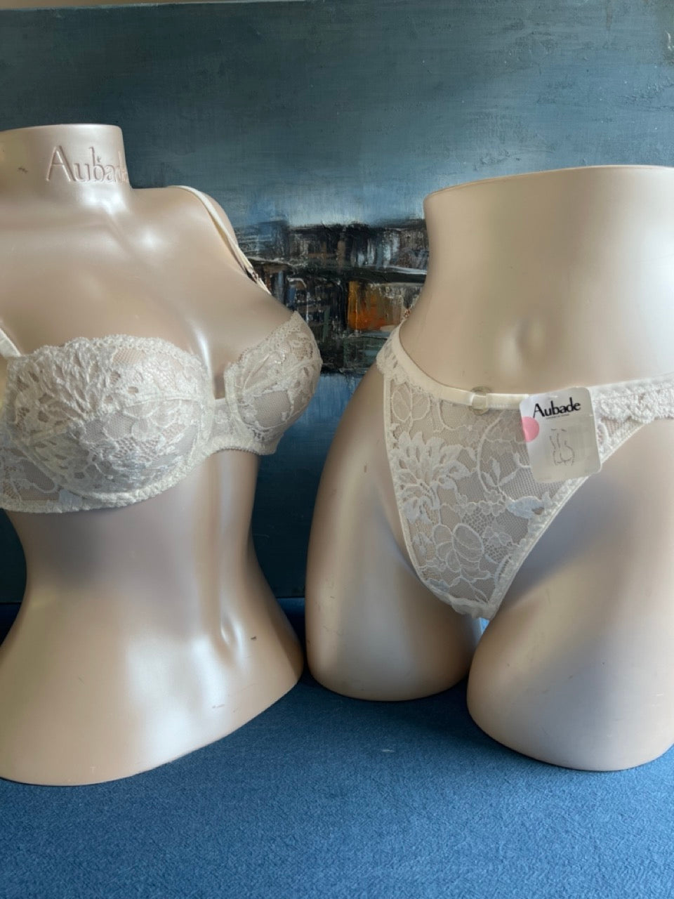 Culotte tanga - FLAMME (blanc) - Aubade