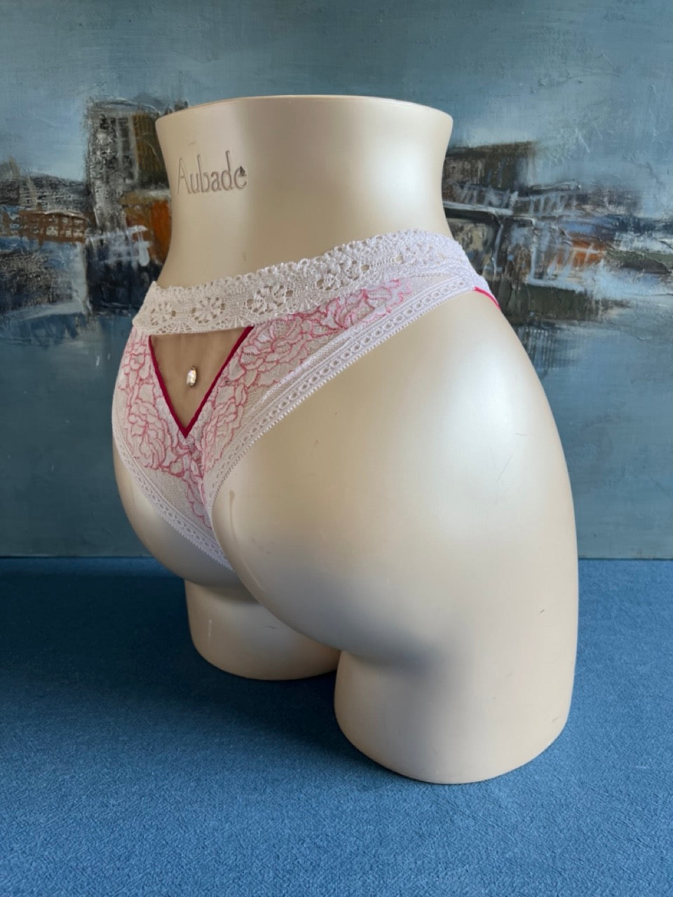 Culotte tanga - GARDEN PARTY (blanc) - Aubade