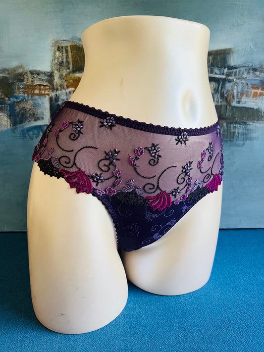 Culotte shorty violet - OPHELIA - Louisa Bracq