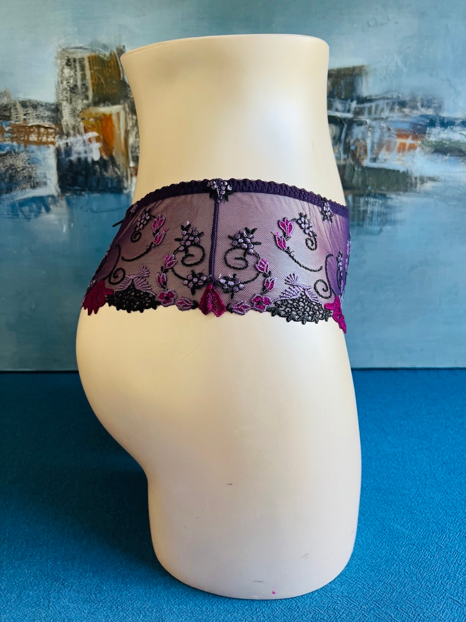 Culotte shorty violet - OPHELIA - Louisa Bracq