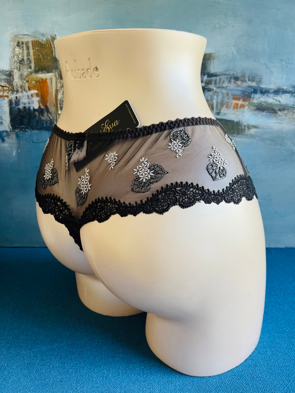 Culotte shorty gris - TESS - Louisa Bracq