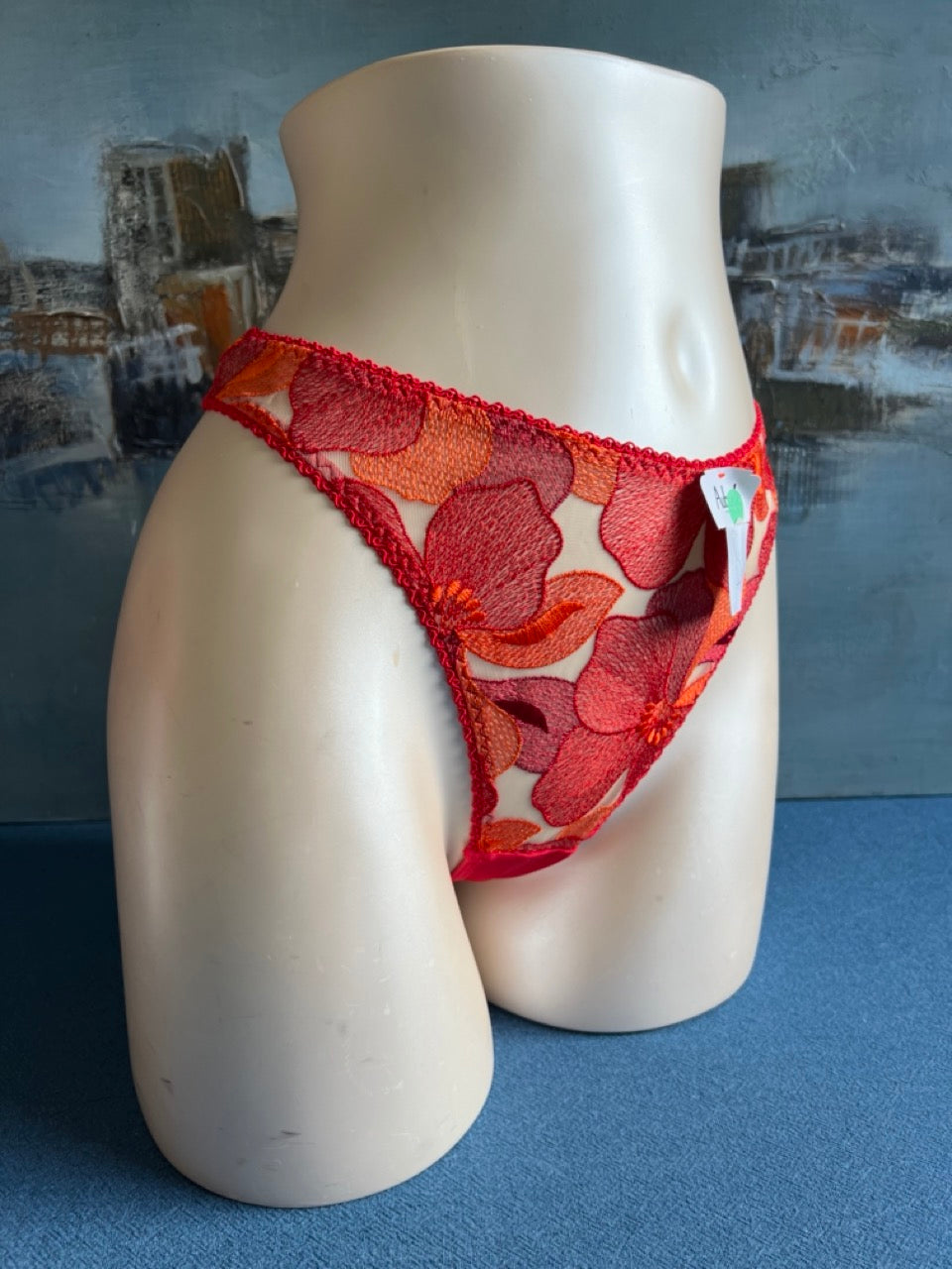 Culotte tanga - CARAIBES (rouge) - Aubade