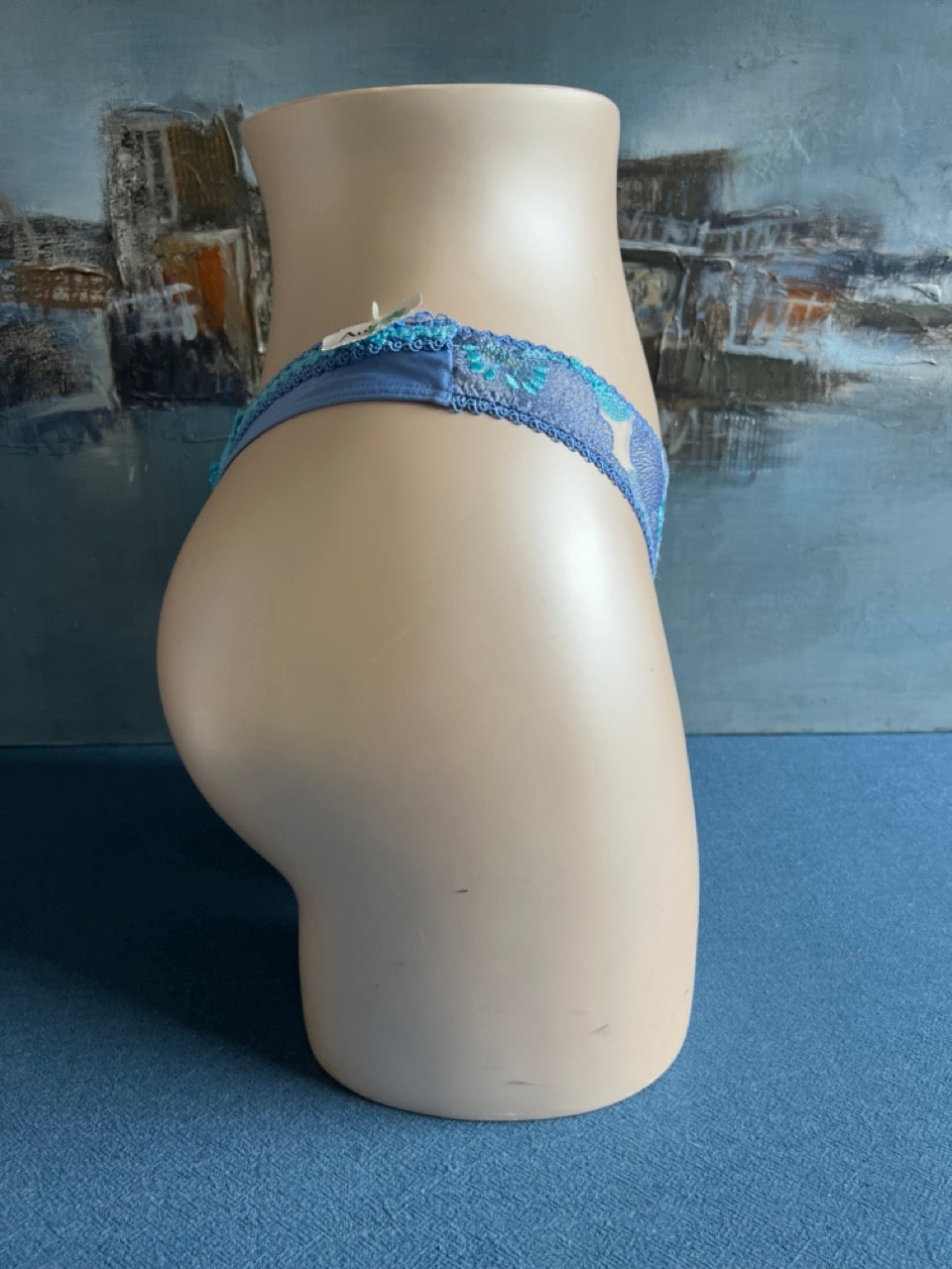 Culotte tanga - CARAIBES (bleu) - Aubade