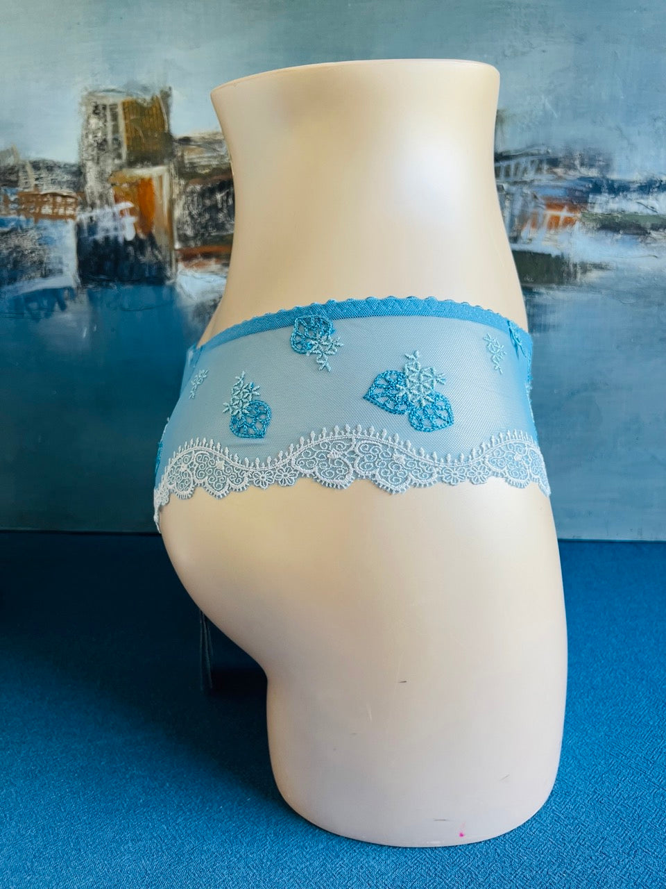 Culotte shorty bleu - TESS - Louisa Bracq