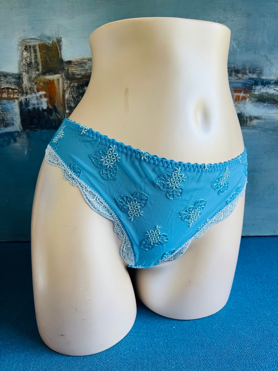 Culotte brésilienne bleu - TESS - Louisa Bracq