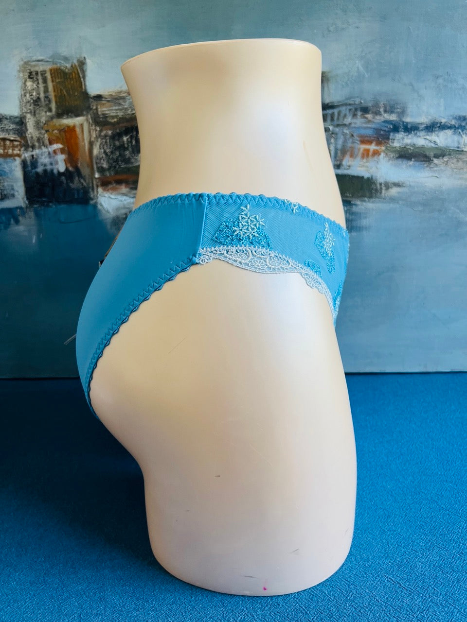 Culotte brésilienne bleu - TESS - Louisa Bracq