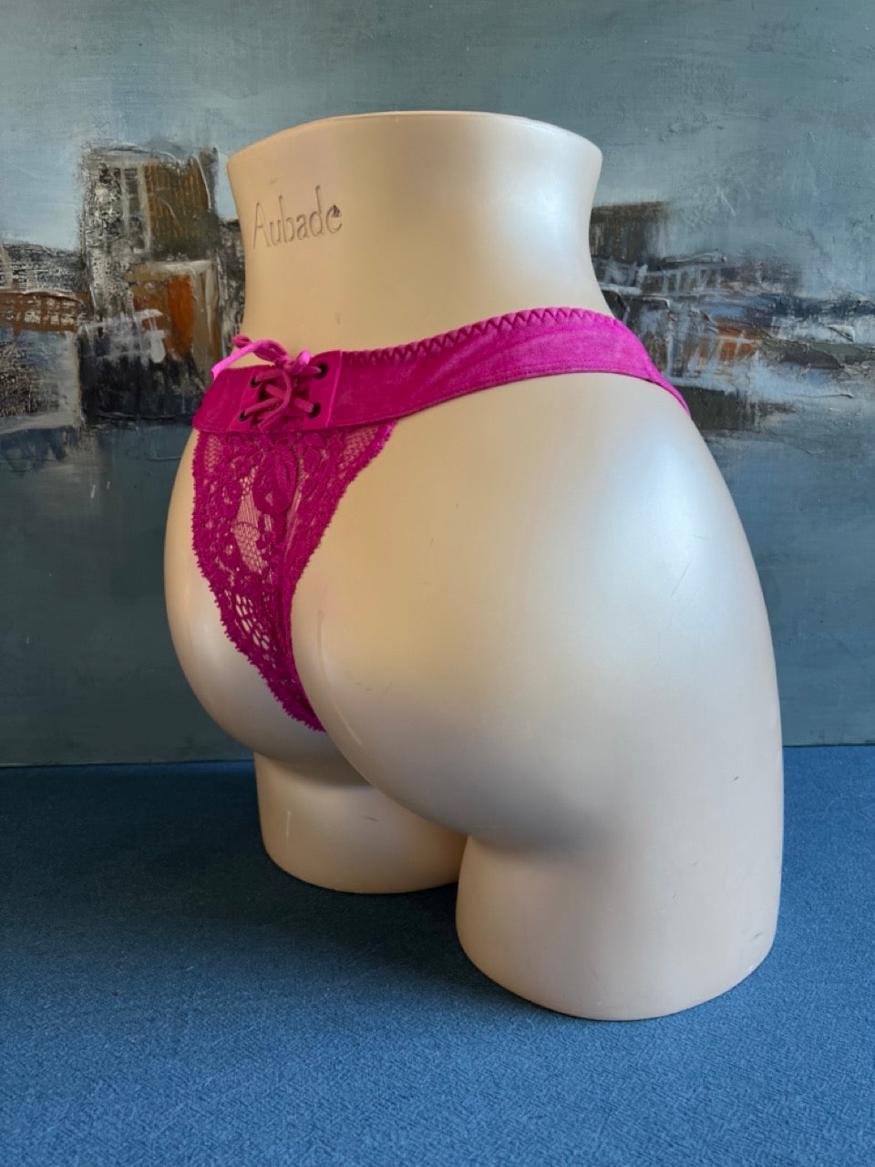 Culotte tanga - FOLIE INTENSE (rose) - Aubade