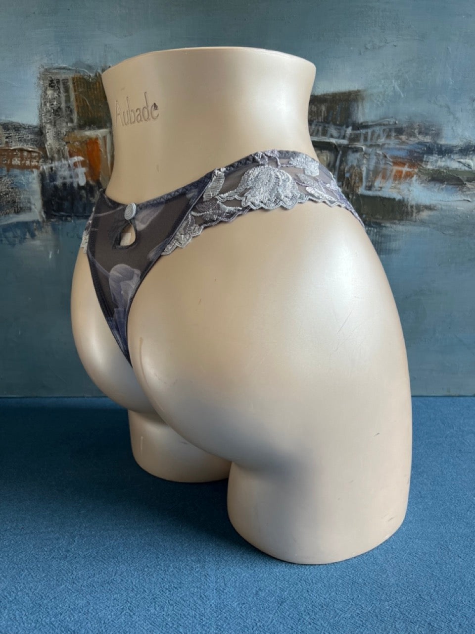 Culotte tanga - TULIPE (bleu) - Aubade