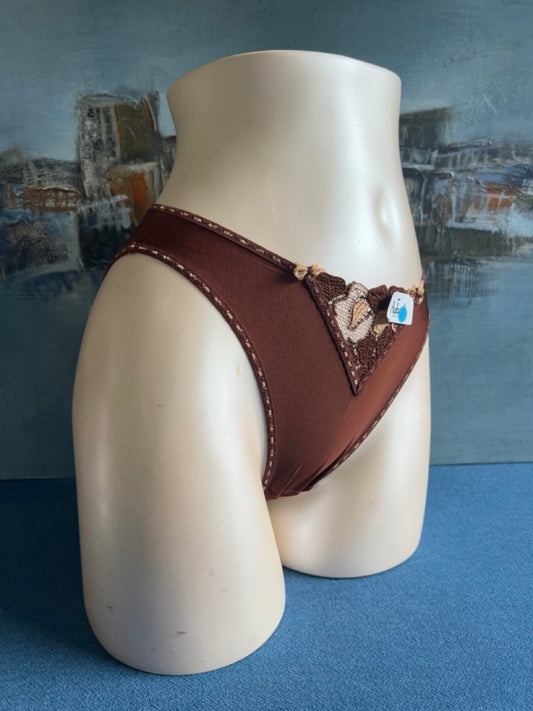 Culotte brésilienne - MOSAIQUE (marron) - Aubade