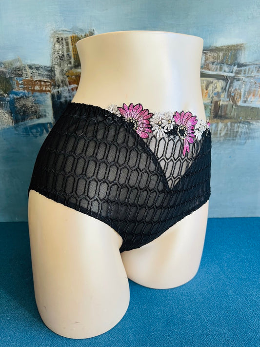 Culotte slip haut - FLOWER POWER - Louisa Bracq