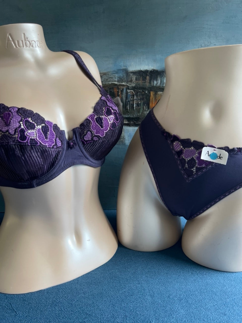 Culotte brésilienne - MOSAIQUE (violet) - Aubade