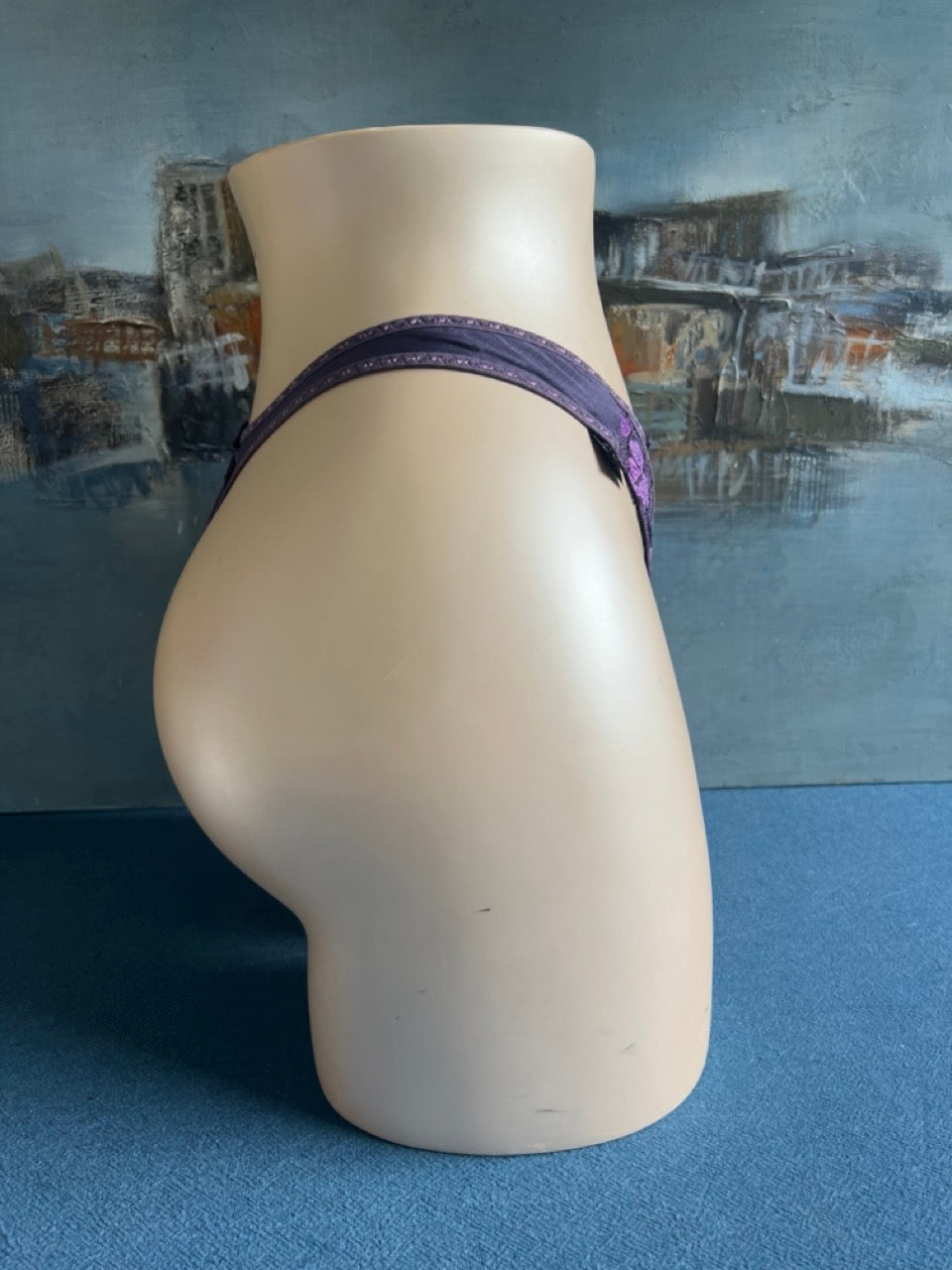 Culotte tanga - MOSAIQUE (violet) - Aubade