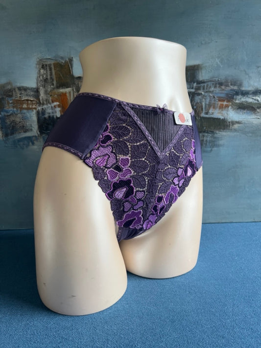 Culotte slip haut - MOSAIQUE (violet) - Aubade