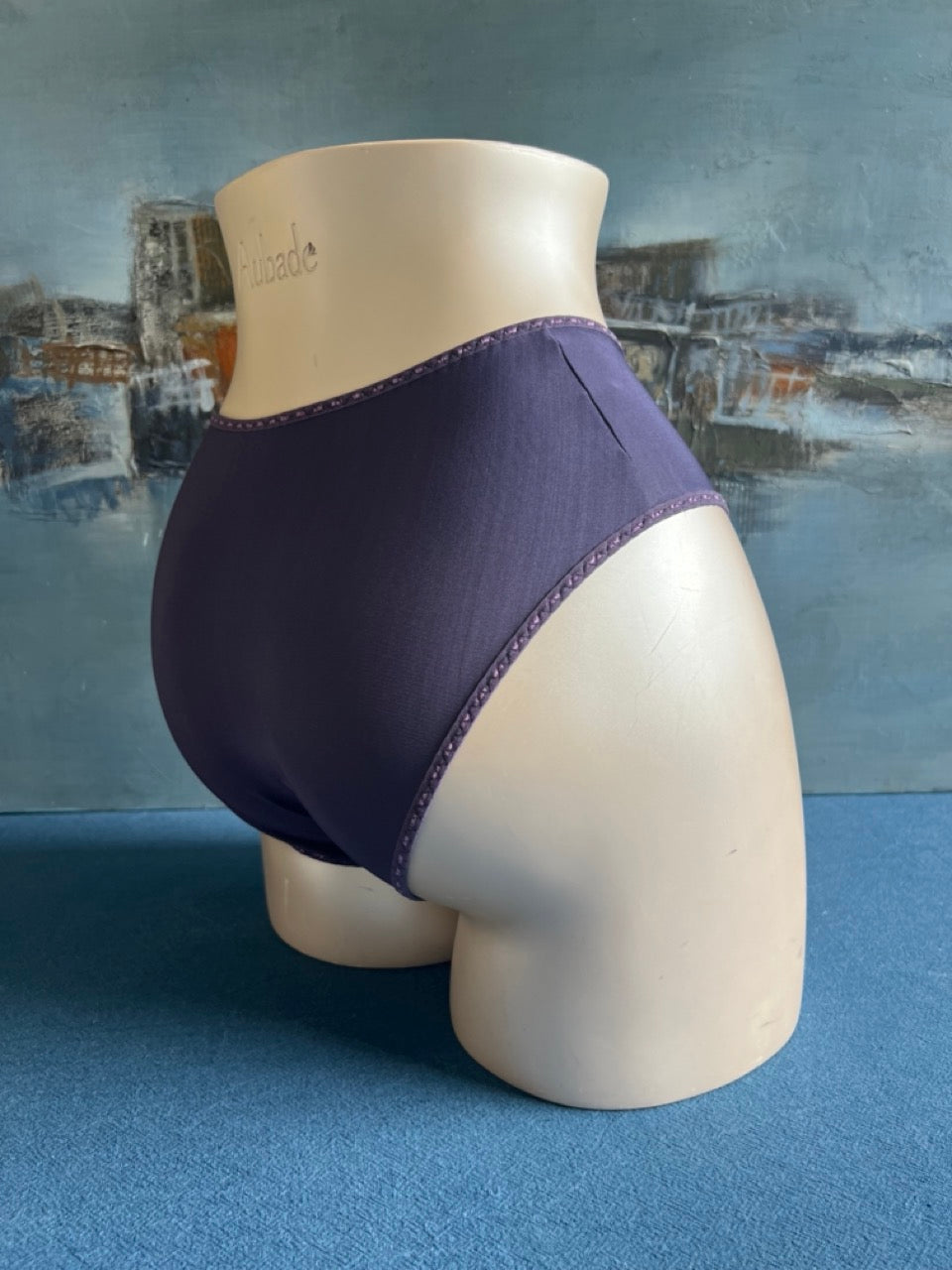 Culotte slip haut - MOSAIQUE (violet) - Aubade