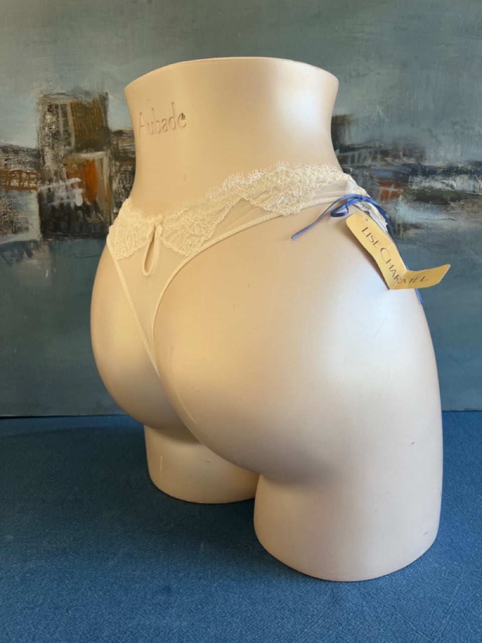 Culotte tanga - ELEGANCE REGATE (blanc) - Lise Charmel
