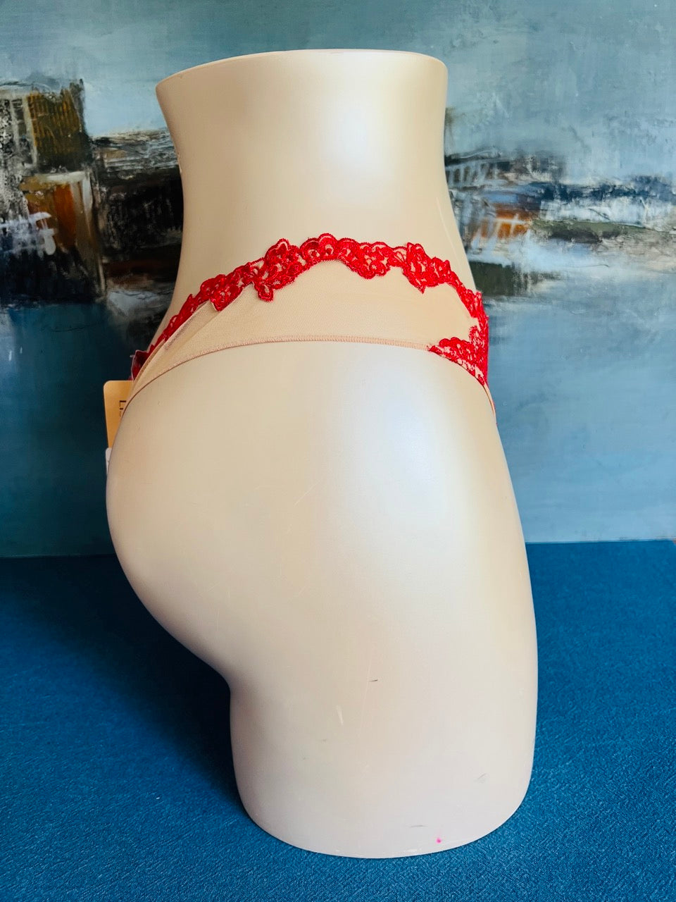 Culotte tanga - NUITS D'ETE beige - Lise Charmel