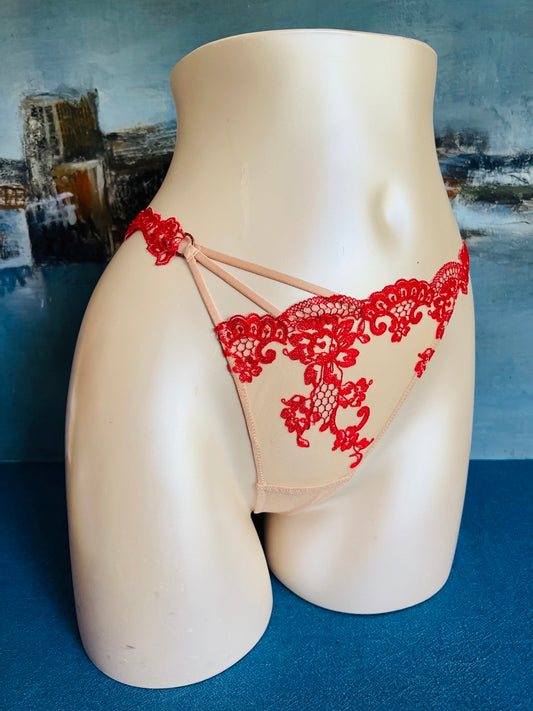 Culotte string - NUITS D'ETE beige - Lise Charmel