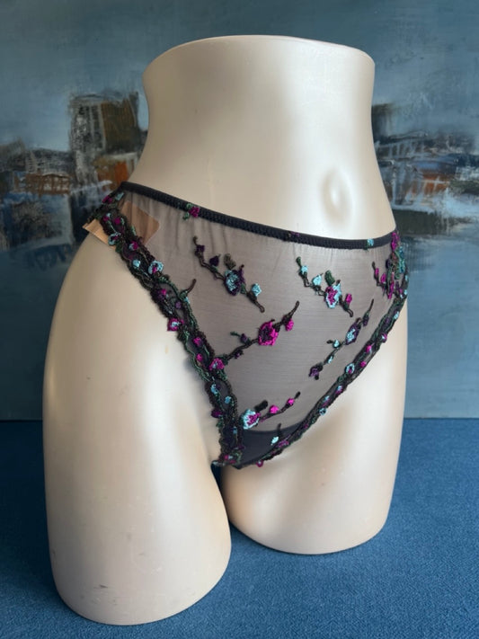 Culotte tanga  - DENTELLE DE FLEURS - Lise Charmel