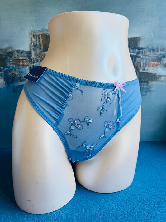 Culotte tanga bleu - ALEXANDRIE - Prima Donna