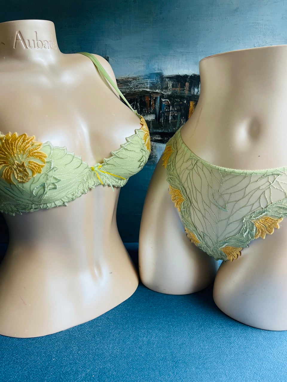 Culotte tanga vert - FLEUR ET FLAMME - Lise Charmel