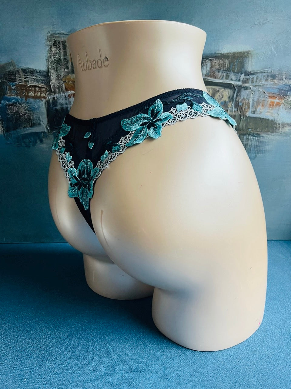 Culotte tanga - NUIT BLEUE - Lise Charmel