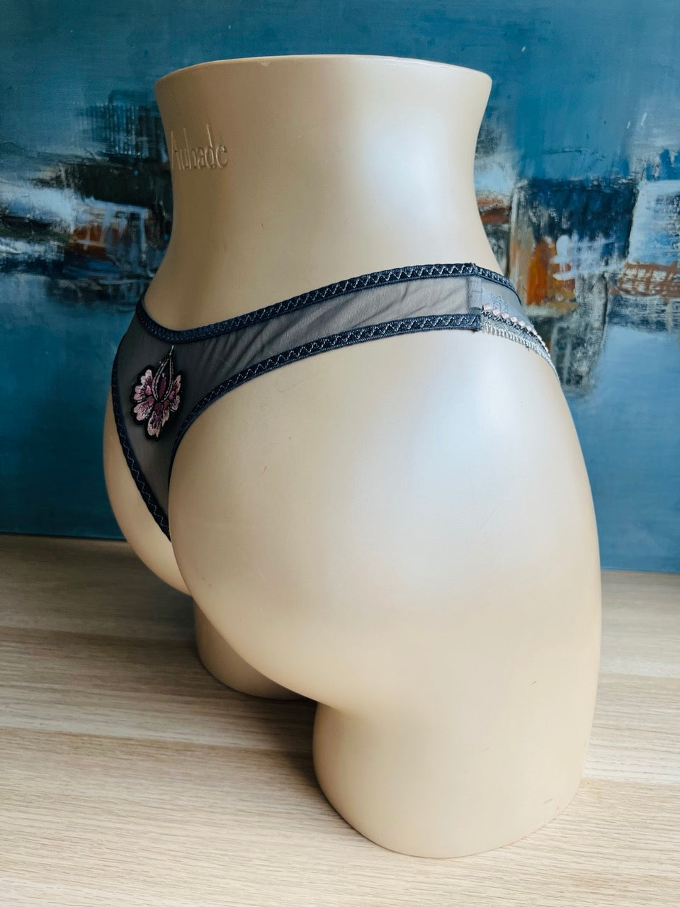 Culotte tanga - KATARINA gris - Simone Pérèle